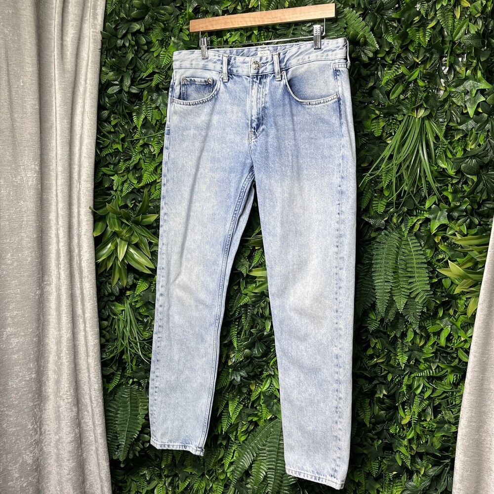 PEPE JEANS LONDON Women Jeans 10 Blue Denim Straight Pants Archive 1829